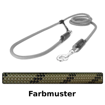 EASYLONG Hundeleine - L - 2,5m - olive rally